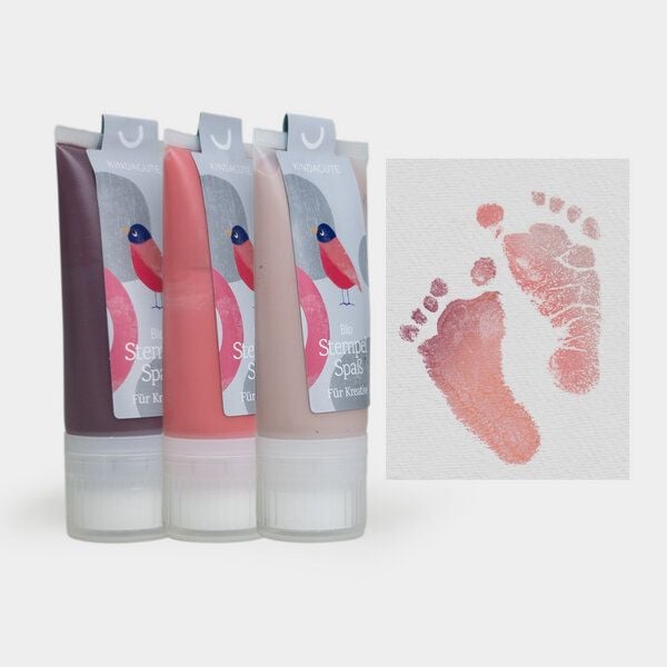 KINDACUTE 3CHEERS - 3x 50ml Bio Stempelspaß für Babys & Kids von KINDACUTE