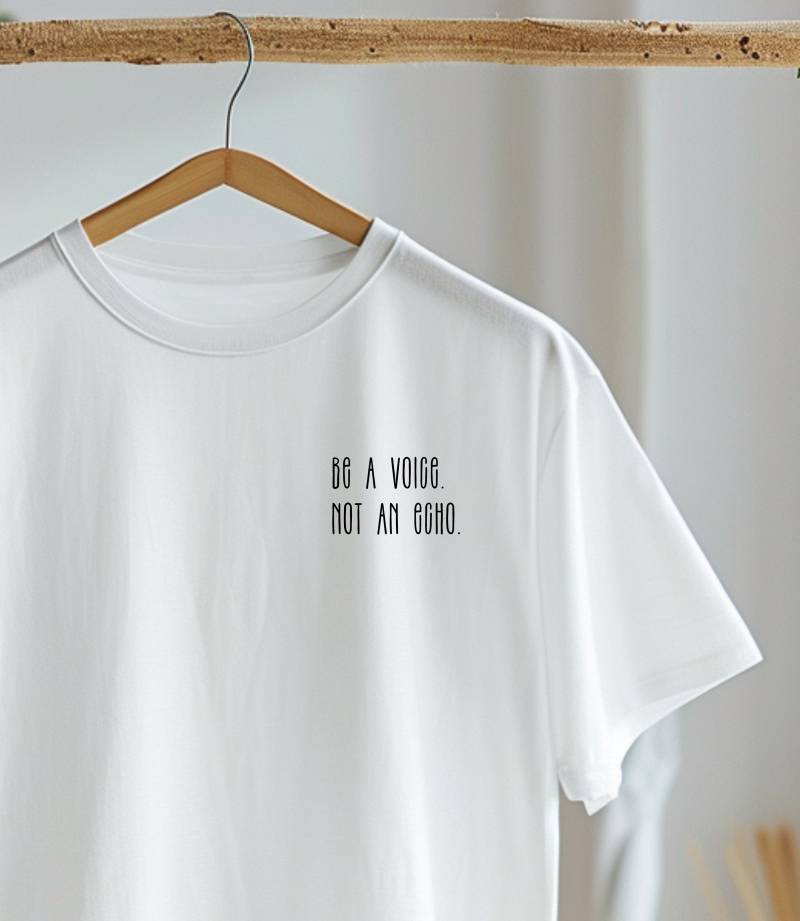 Nachhaltiges Unisex T-Shirt Aus Bio-Baumwolle | Fair Trade Lustiger Statement Print Umweltfreundlich von KINDDEEDSdesign