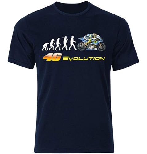 Biker Evolution Moto Gp 46 T Shirt Black S von KINDOCH
