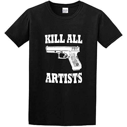 Kill All Artists Fun She's All That Popular Movie T-Shirt Graphic Top Printed Shirt for Mens Black M von KINDOCH