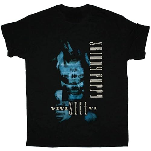 Shallot Skinny Puppy Vivisectvi Black T Shirt Industrial Front Line Assembly Black L von KINDOCH