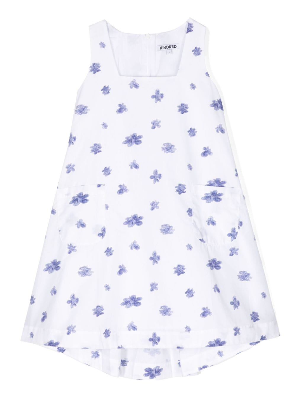 KINDRED Kleid mit Scribble Cloud-Print - Weiß von KINDRED