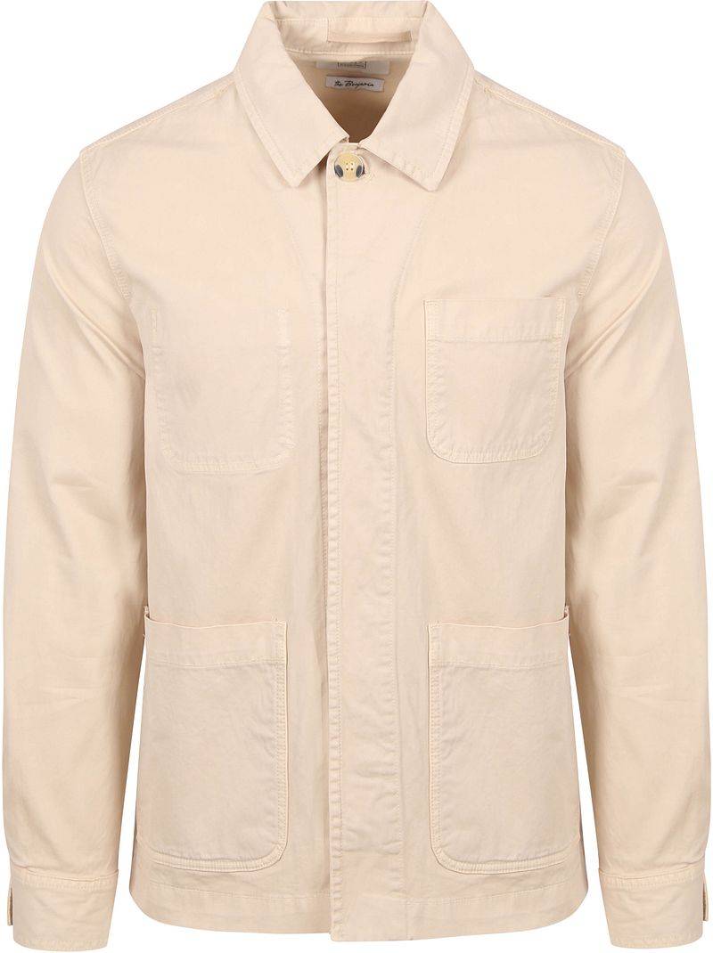 King Essentials The Benjamin Overshirt Ecru - Größe S von KING Essentials