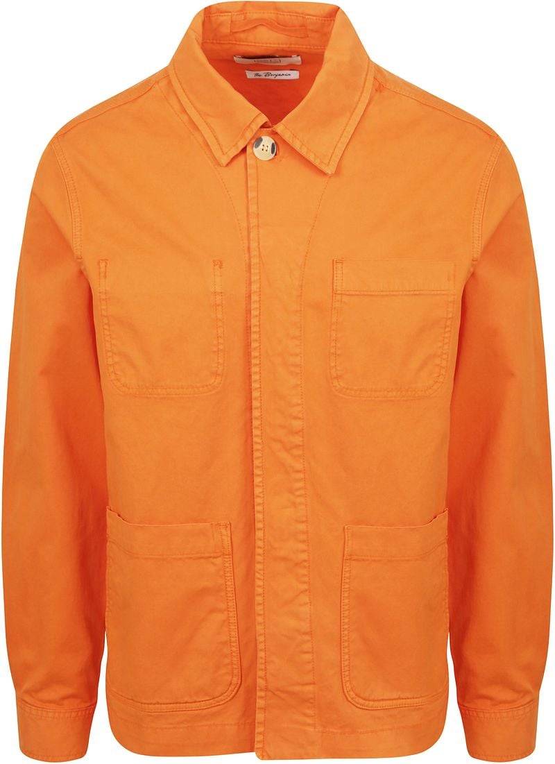 King Essentials The Benjamin Overshirt Orange - Größe M von KING Essentials