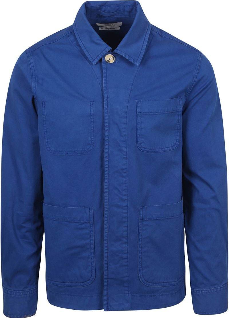 King Essentials The Benjamin Overshirt Royal Blau - Größe M von KING Essentials