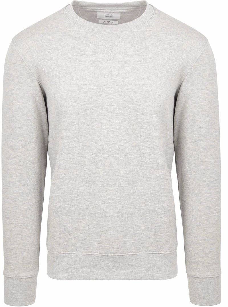 King Essentials The George Sweater Grau - Größe XL von KING Essentials