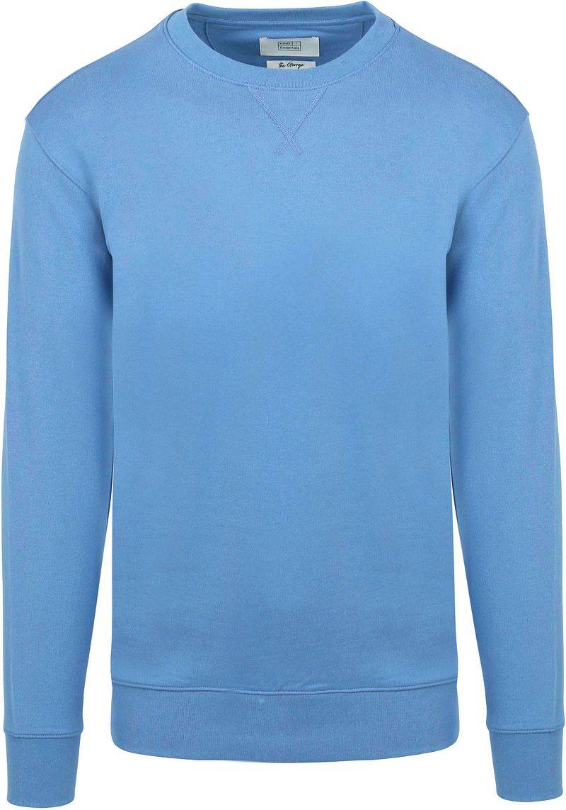 King Essentials The George Sweater Mid Blau - Größe L von KING Essentials