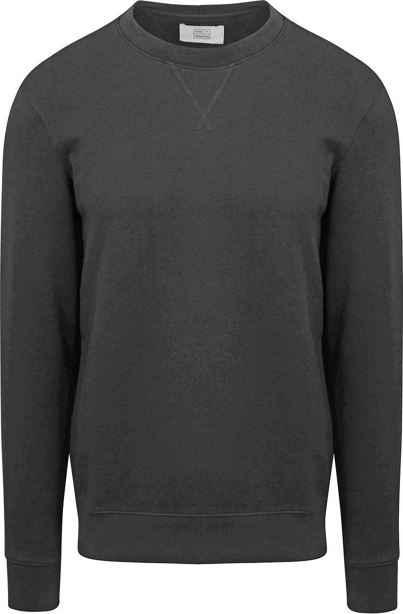 King Essentials The George Sweater Schwarz - Größe S von KING Essentials