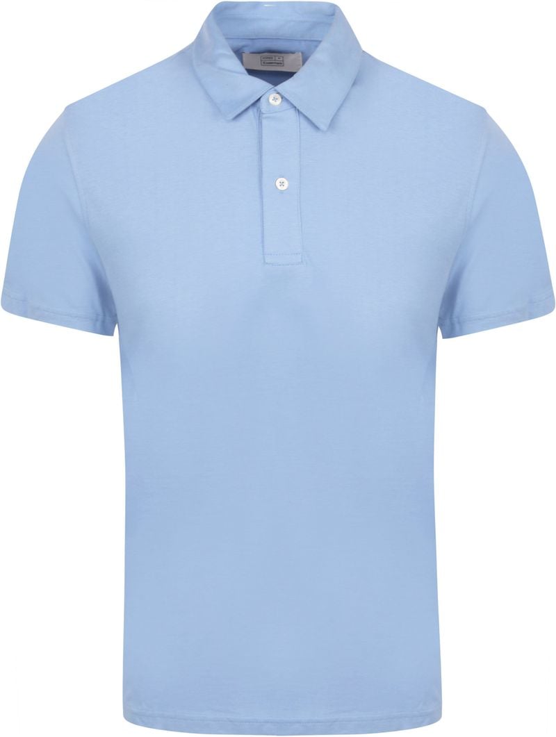 King Essentials The James Poloshirt Mid Blau - Größe L von KING Essentials