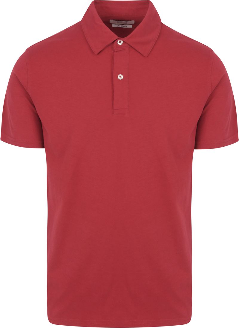 King Essentials The James Poloshirt Rot - Größe M von KING Essentials