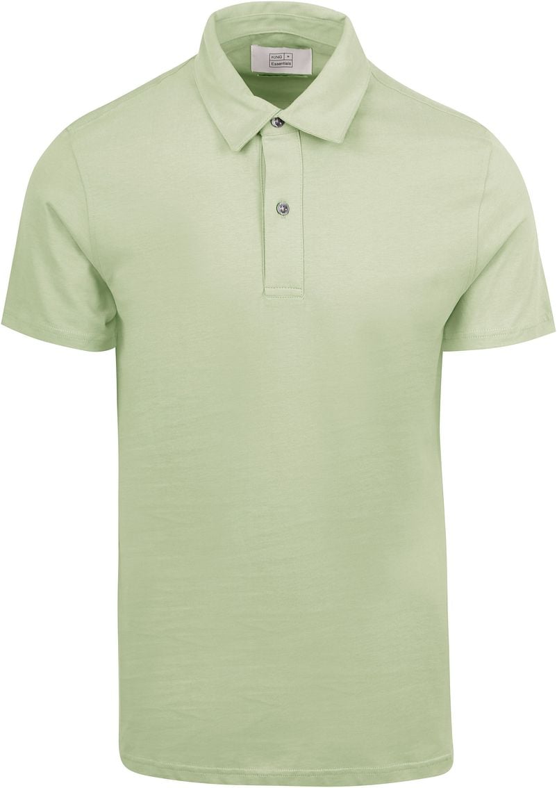 King Essentials The James Poloshirt Sage Grün - Größe M von KING Essentials