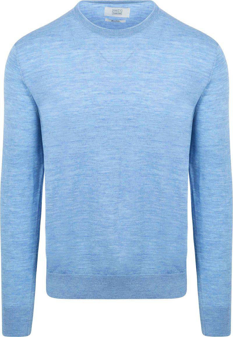 King Essentials The John Pullover Merino Hellblau - Größe XL von KING Essentials