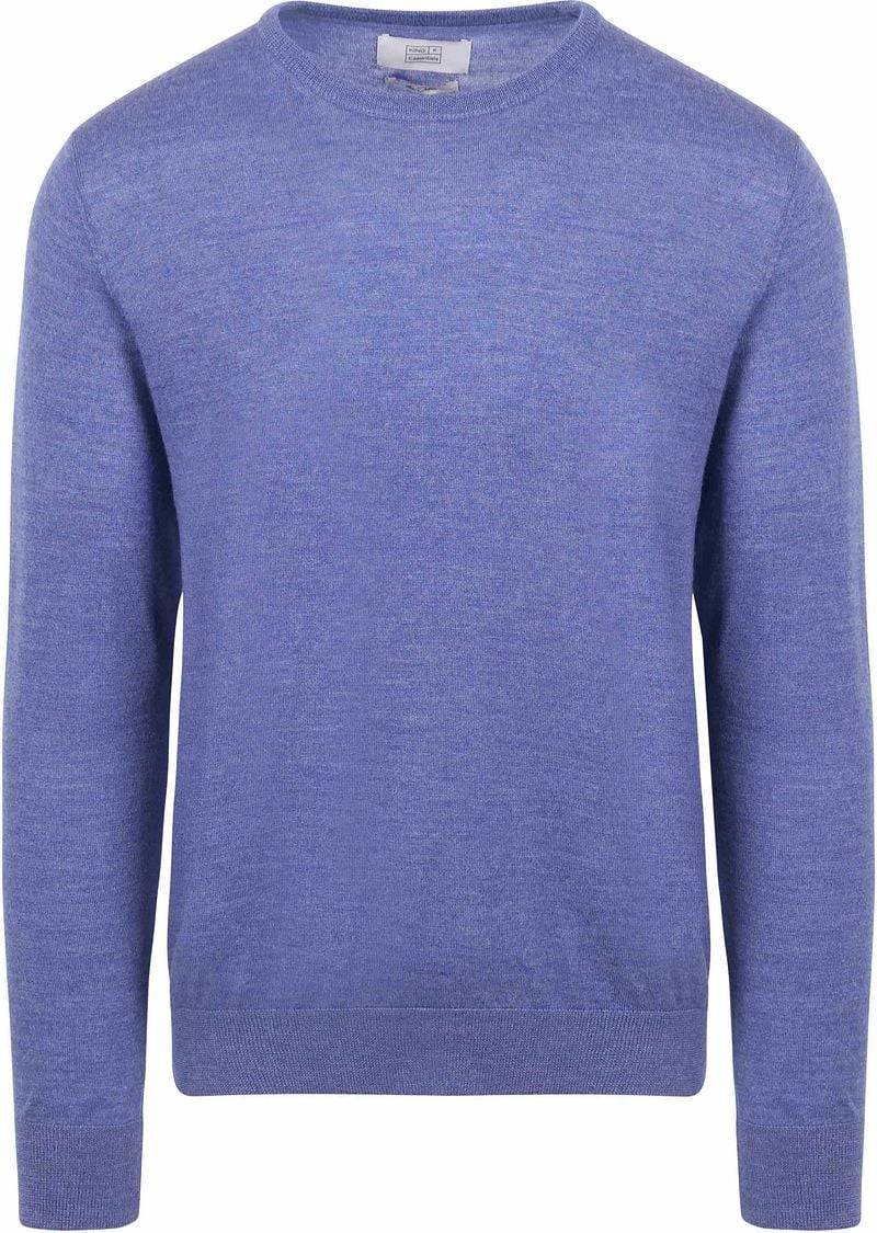 King Essentials The John Pullover Merino Mid Blau - Größe XL von KING Essentials