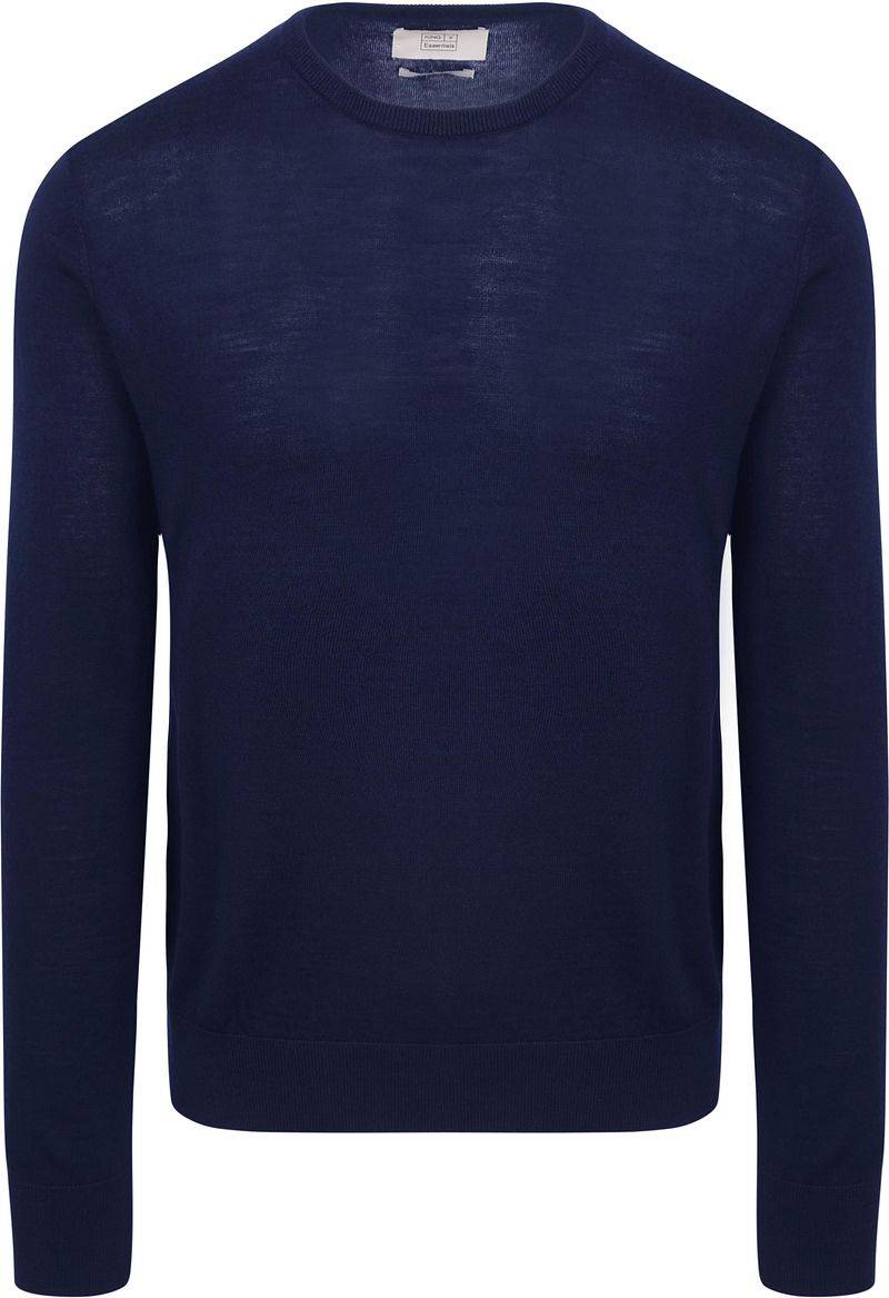 King Essentials The John Pullover Merino Navy - Größe L von KING Essentials