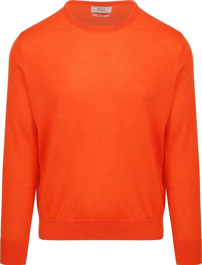 King Essentials The John Pullover Merino Orange - Größe XXL von KING Essentials