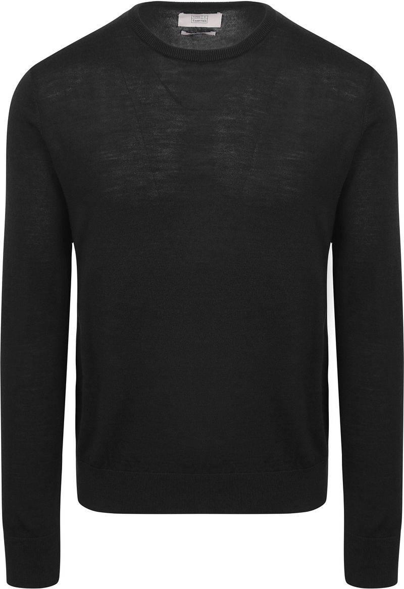 King Essentials The John Pullover Merino Schwarz - Größe XL von KING Essentials