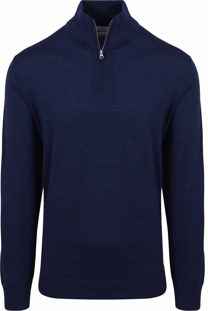 King Essentials The Michael Half Zip Pull Merino Navy - Größe XXL von KING Essentials