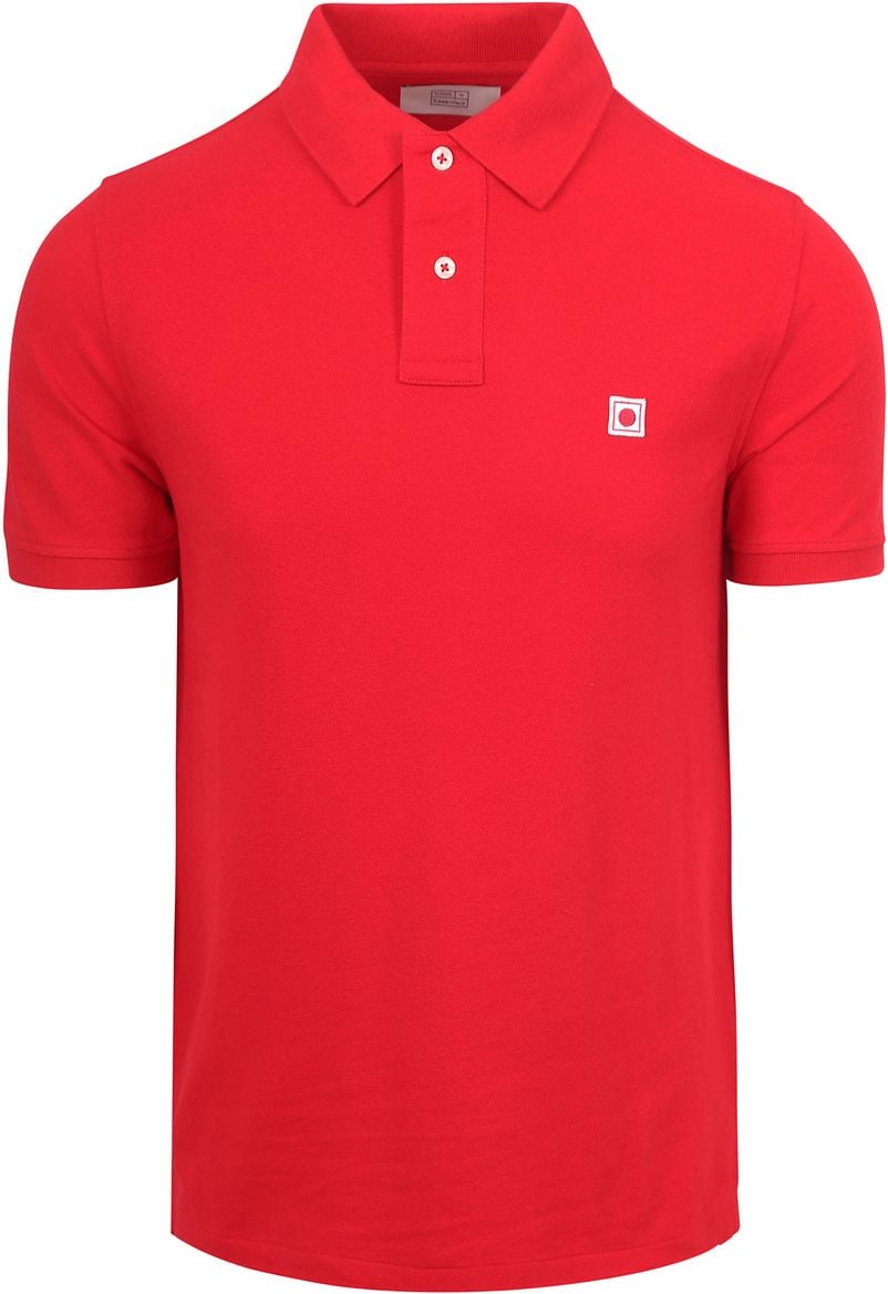 King Essentials The Rene Poloshirt Rot - Größe M von KING Essentials