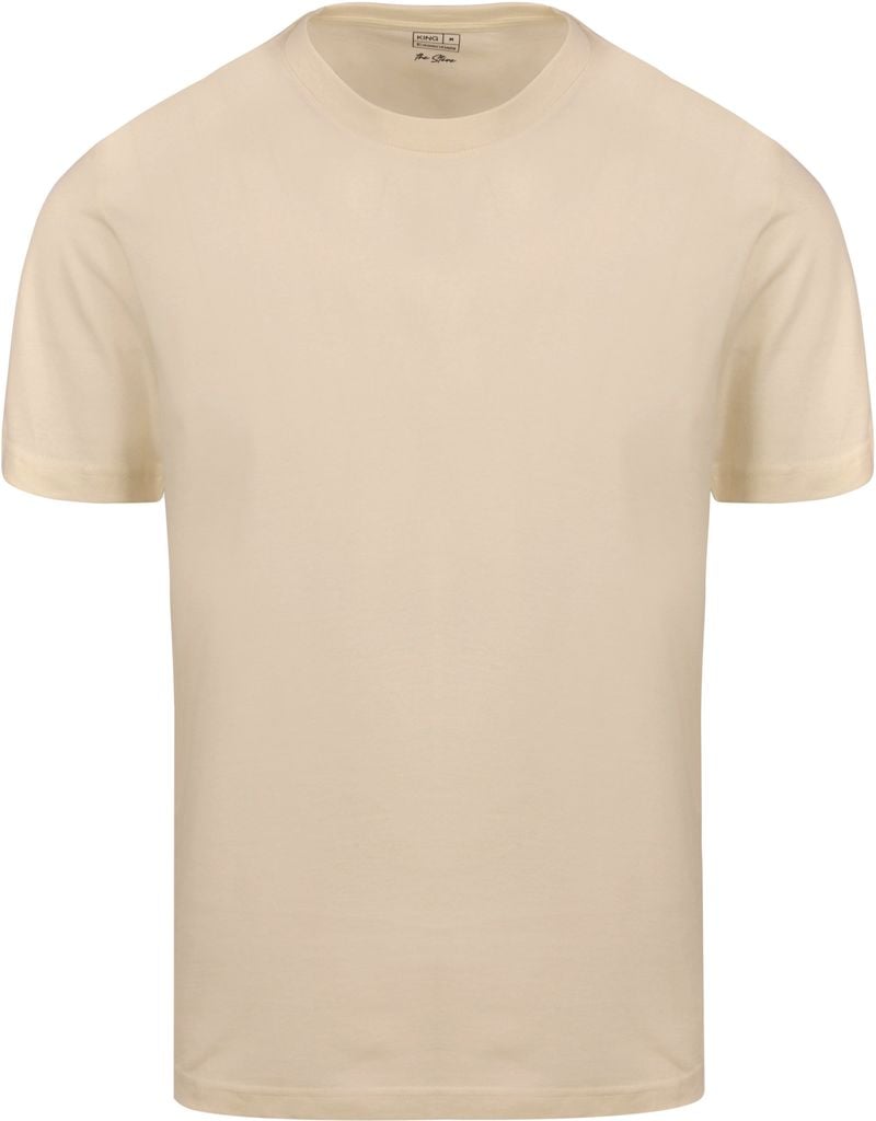 King Essentials The Steve T-Shirt Beige - Größe M von KING Essentials