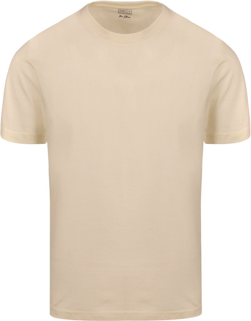 King Essentials The Steve T-Shirt Beige - Größe XL von KING Essentials