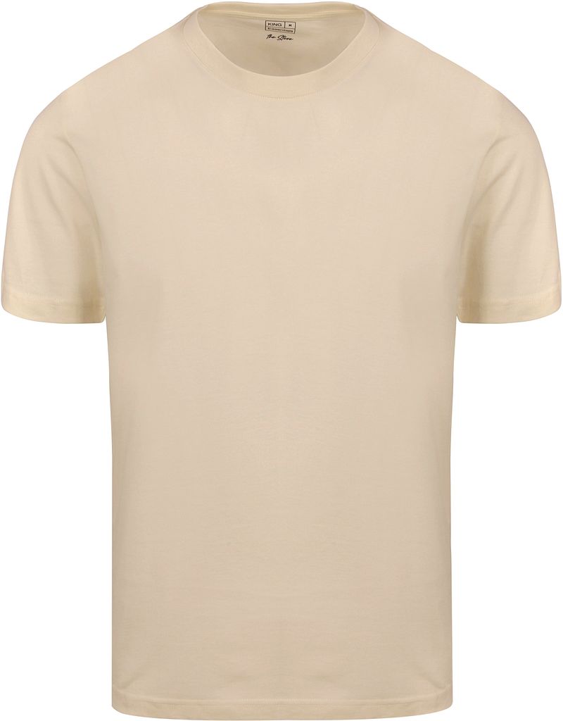 King Essentials The Steve T-Shirt Beige - Größe XXL von KING Essentials