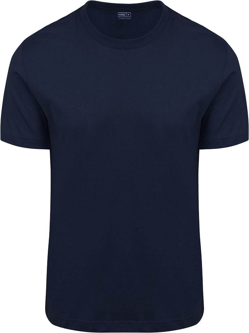 King Essentials The Steve T-Shirt Navy - Größe S von KING Essentials