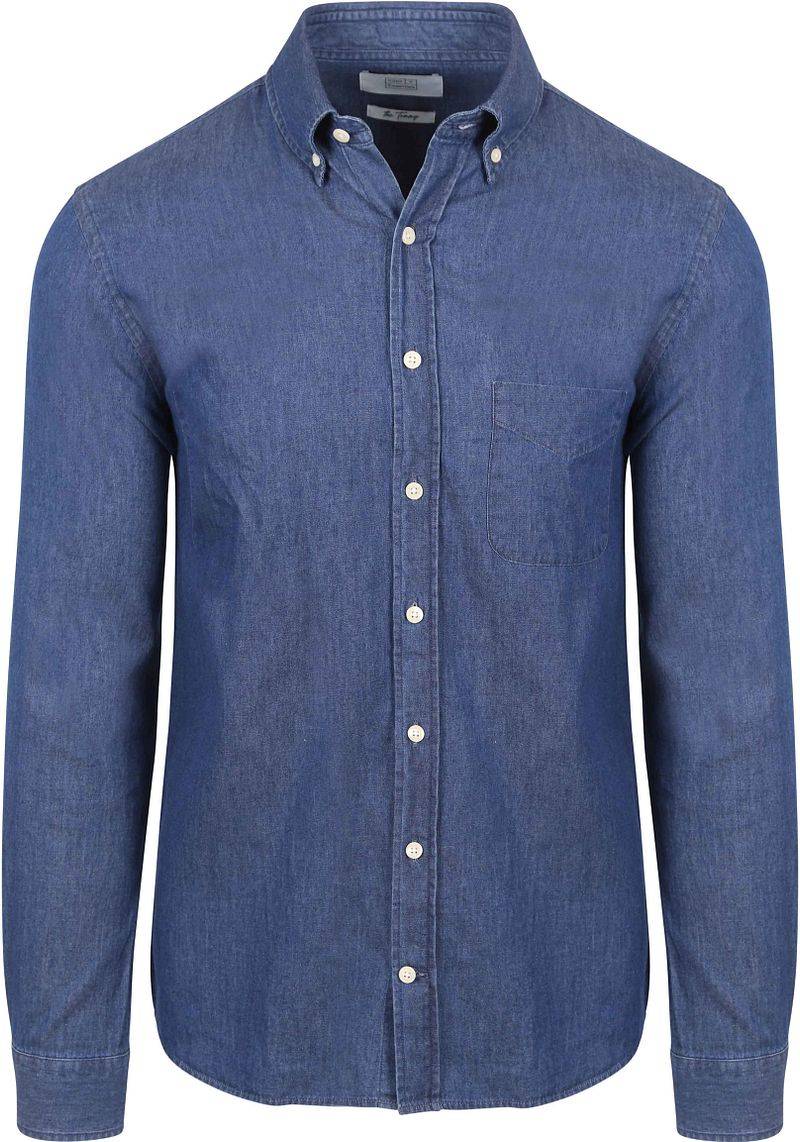 King Essentials The Tommy Denim Hemd Chambray Blau - Größe S von KING Essentials