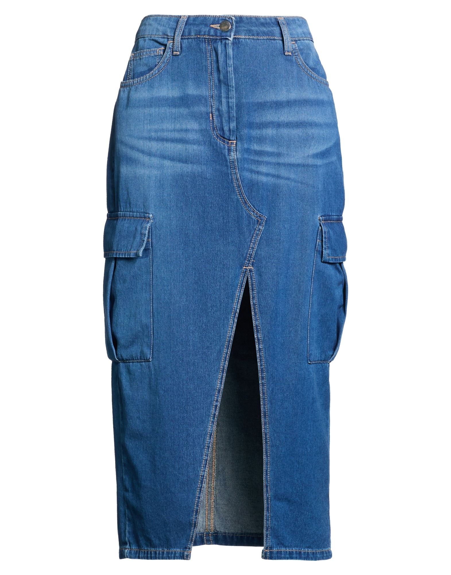 KING KONG Jeansrock Damen Blau von KING KONG