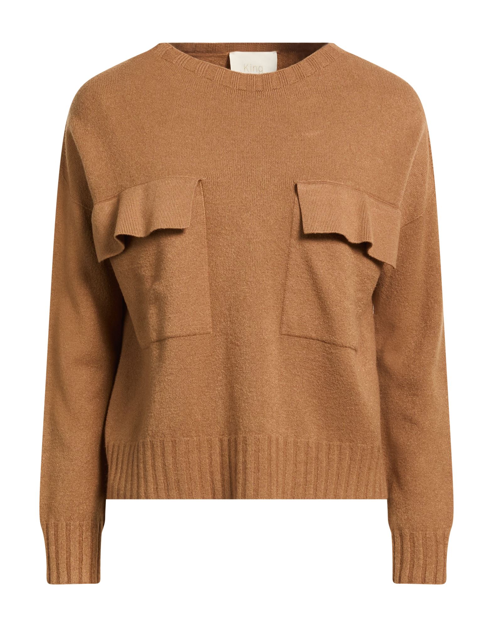 KING KONG Pullover Damen Kamel von KING KONG