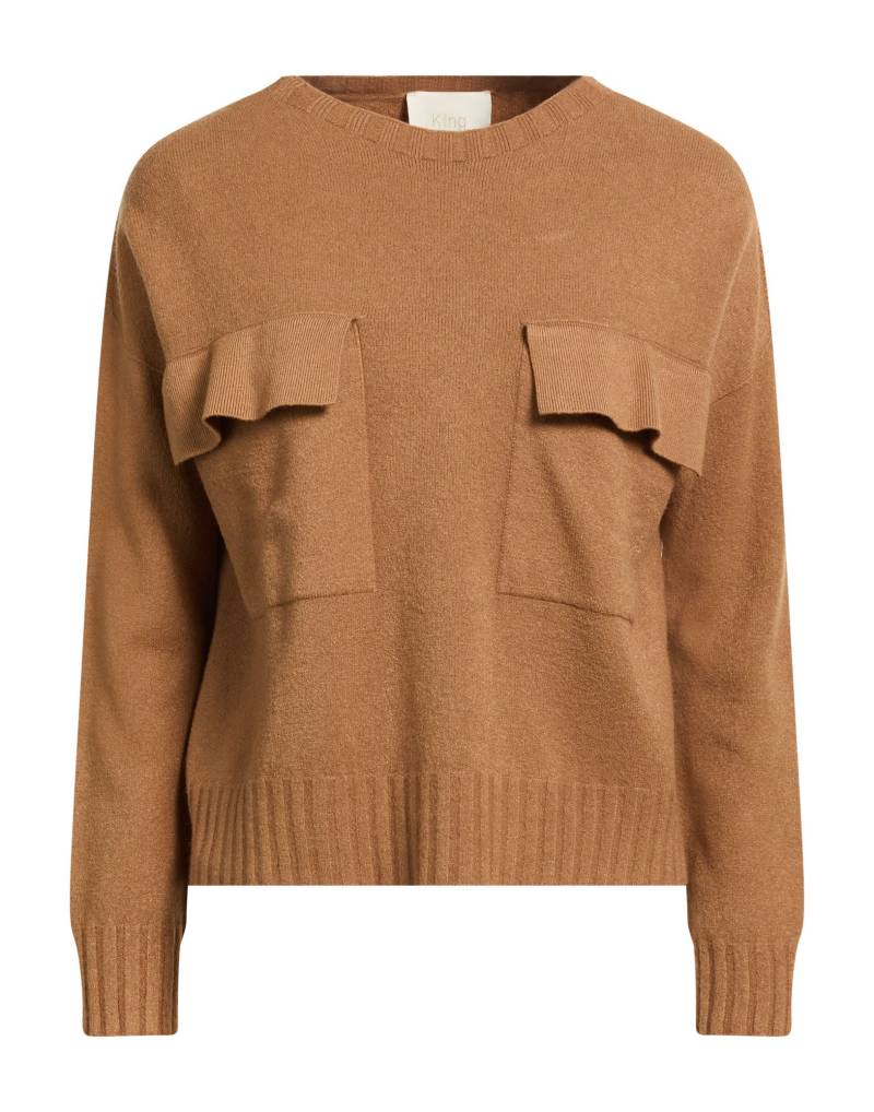 KING KONG Pullover Damen Kamel von KING KONG