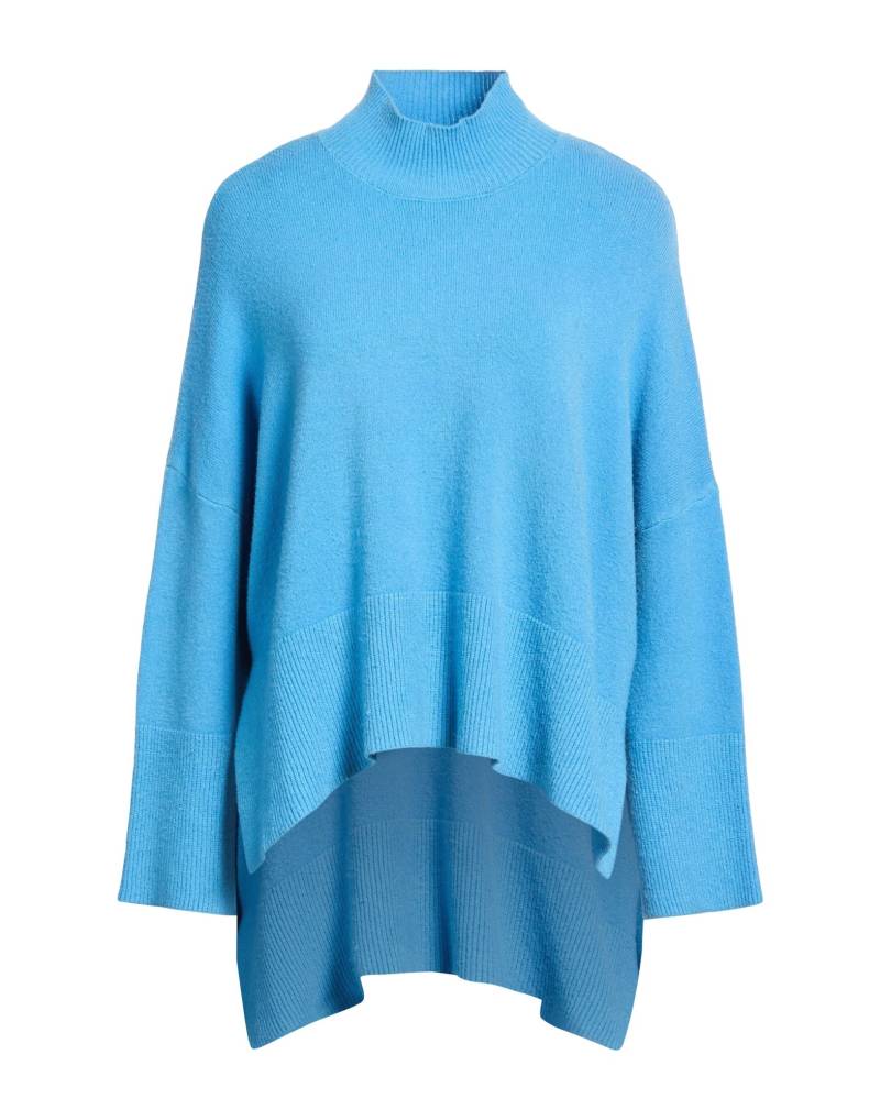 KING KONG Rollkragenpullover Damen Azurblau von KING KONG