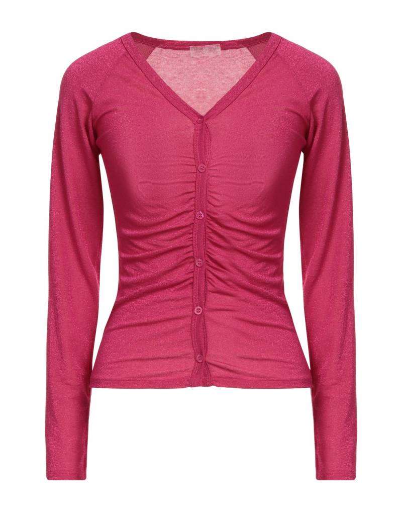 KING KONG Strickjacke Damen Fuchsia von KING KONG