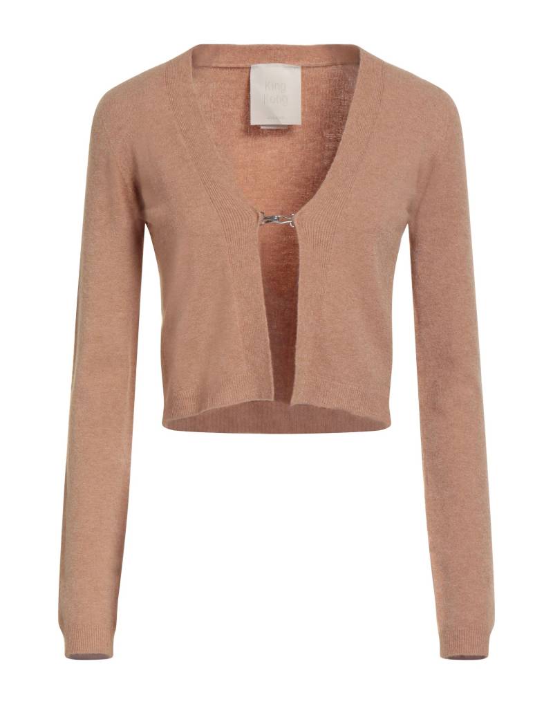KING KONG Strickjacke Damen Kamel von KING KONG