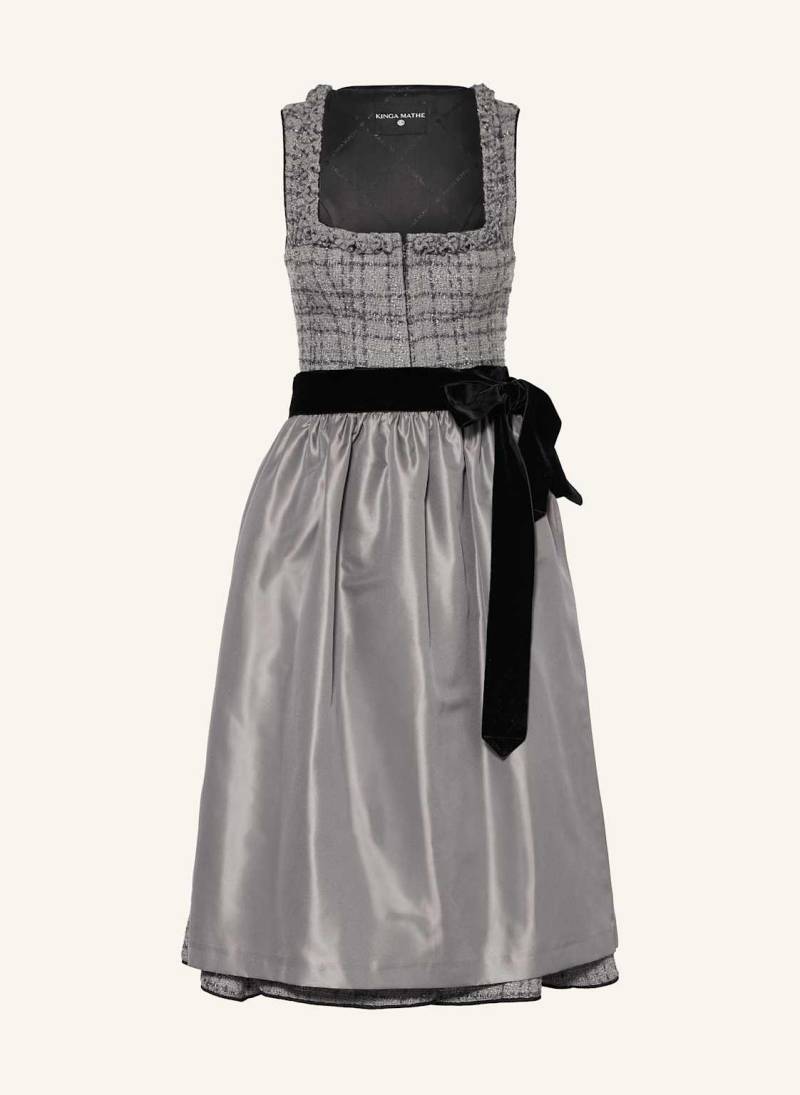 Kinga Mathe Dirndl Mostar Mit Glitzergarn grau von KINGA MATHE