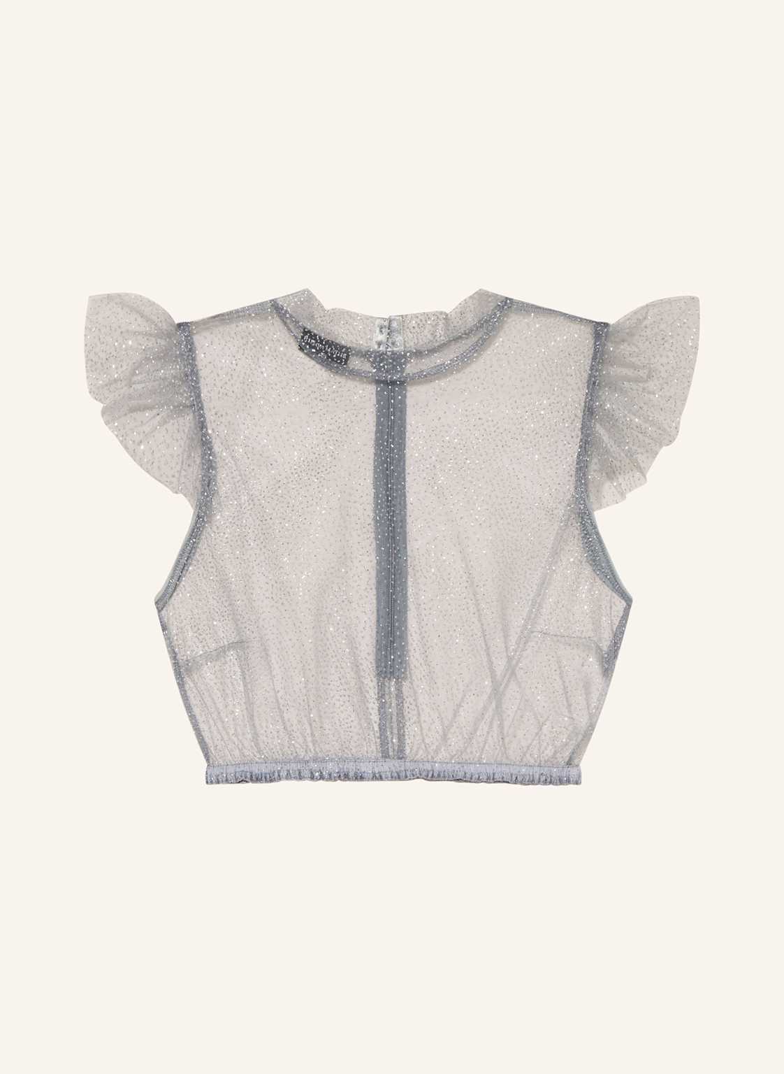 Kinga Mathe Dirndlbluse Heiki Mit Glitzergarn grau Kinga Mathe Dirndlbluse Heiki Mit Glitzergarn grau von KINGA MATHE