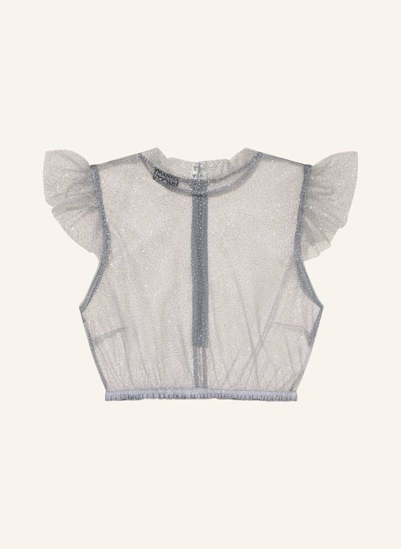 Kinga Mathe Dirndlbluse Heiki Mit Glitzergarn grau Kinga Mathe Dirndlbluse Heiki Mit Glitzergarn grau von KINGA MATHE