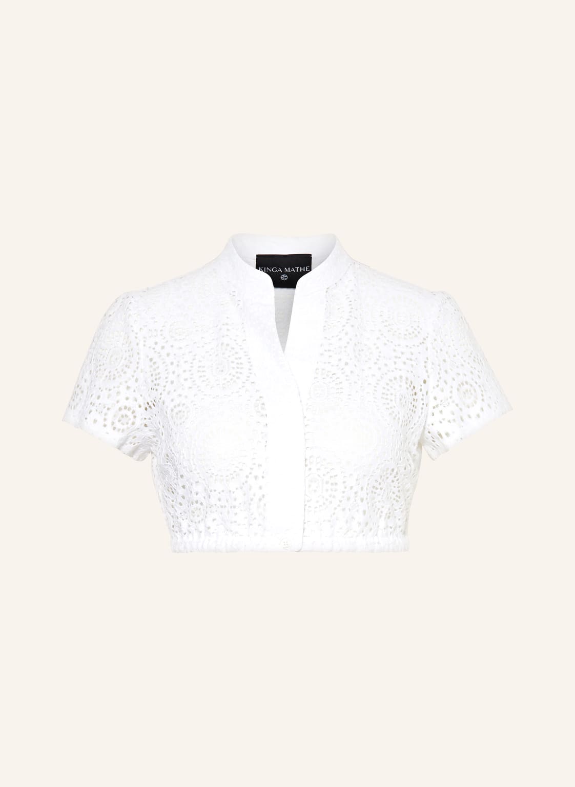Kinga Mathe Dirndlbluse Suri Aus Spitze weiss Kinga Mathe Dirndlbluse Suri Aus Spitze weiss von KINGA MATHE