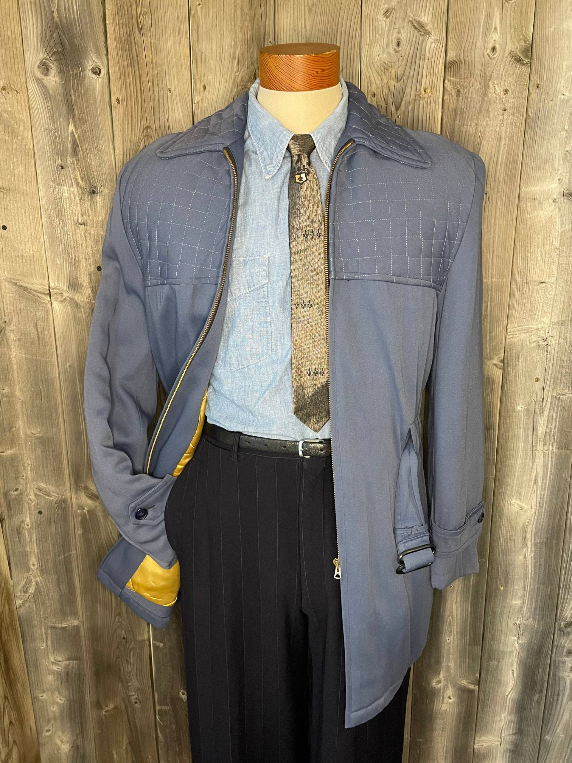 Vintage 1950Er Jahre Buck Skein Joe Gabardine Jacke/Gefütterte Gesteppte Außenjacke Hepacit Barnstormer Rockabilly True Vintage Vintage 1950Er Jahre Buck Skein Joe Gabardine Jacke/Gefütterte Gesteppte Außenjacke Hepacit Barnstormer Rockabilly True Vintage von KINGKOBRAVTG