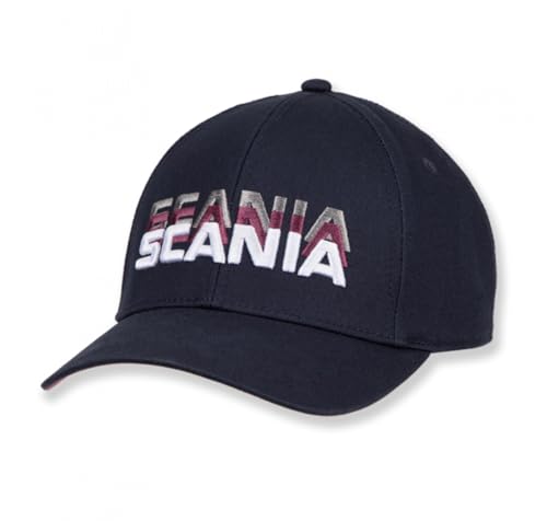 Offizielle Scania Logo Wordmark Trio Farben Silber Rot & Grau auf Marineblau Klassische Trucker Baseball Cap Mütze Unisex Herren Geschenk, navy, Einheitsgröße Offizielle Scania Logo Wordmark Trio Farben Silber Rot & Grau auf Marineblau Klassische Trucker Baseball Cap Mütze Unisex Herren Geschenk, navy, Einheitsgröße von KINGOF
