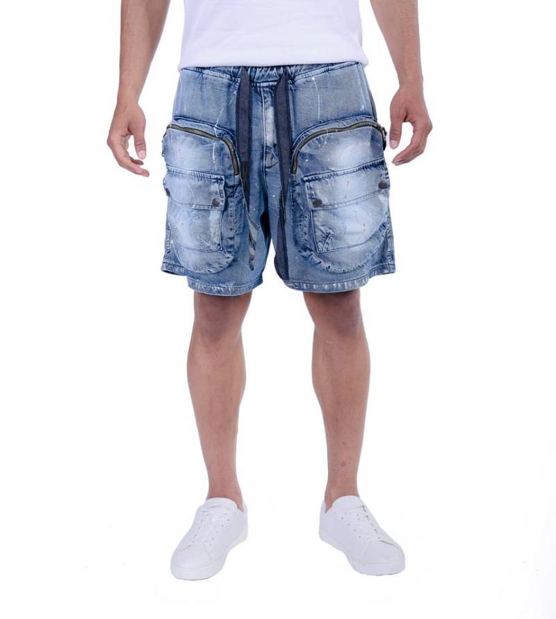 KINGZ Caprihose KINGZ Herren Baggy Jeans Capri von KINGZ