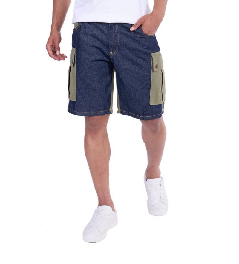 KINGZ Caprihose KINGZ Urban Herren Baggy Jeans Short Rins L von KINGZ