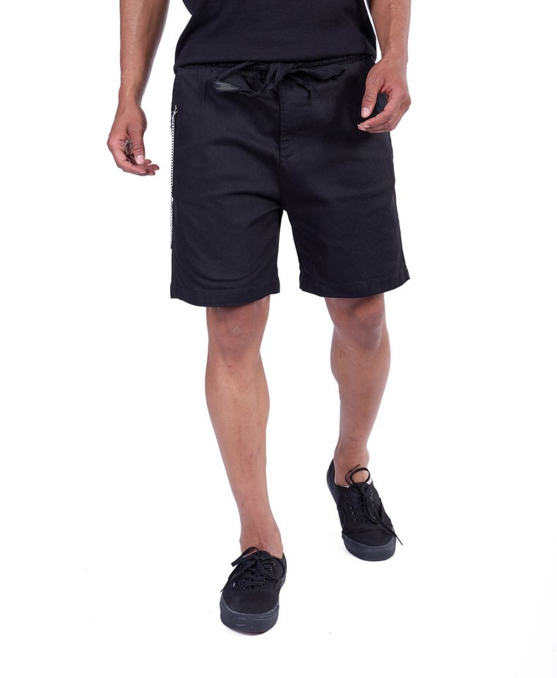 KINGZ Caprihose KINGZ Urban Herren Baggy Jeans Short Schwarz XL von KINGZ