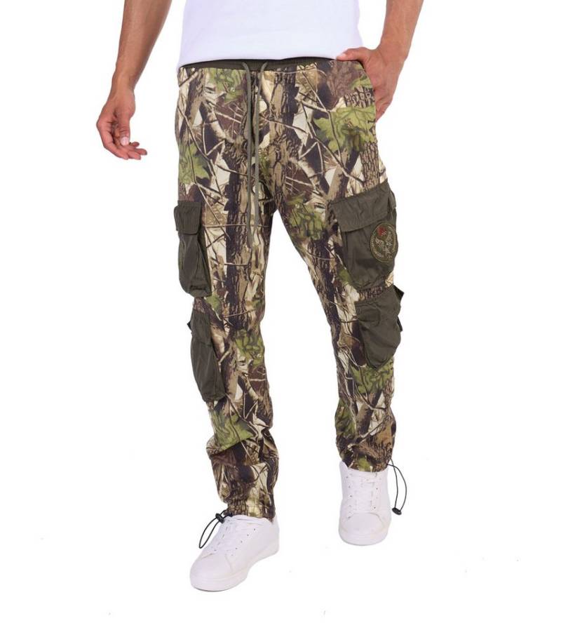 KINGZ Cargohose Herren Cargohose im Military Look von KINGZ