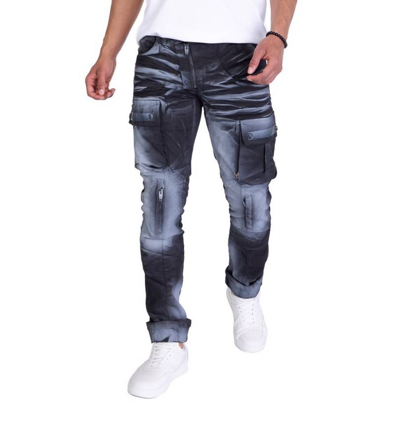 KINGZ Cargojeans Rebelische Herren Designer Cargojeans von KINGZ