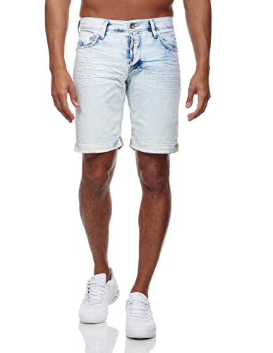 KINGZ Herren Sommer Kurze Jeans Shorts Destroyed Jeanshose 5-Pocket Stretch Freizeithose Bermuda Regular Fit KNG 1254 Blau 31 KINGZ Herren Sommer Kurze Jeans Shorts Destroyed Jeanshose 5-Pocket Stretch Freizeithose Bermuda Regular Fit KNG 1254 Blau 31 von KINGZ