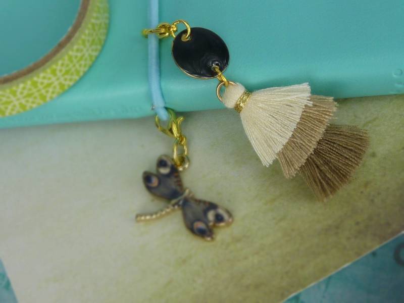 Kleiner Anhänger Mit Quaste - Boho Planer Zubehör Handtaschen Charm von KINGkerlitz