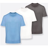 Witt Weiden Herren Shirt anthrazit + blau + weiß von KINGsCLUB