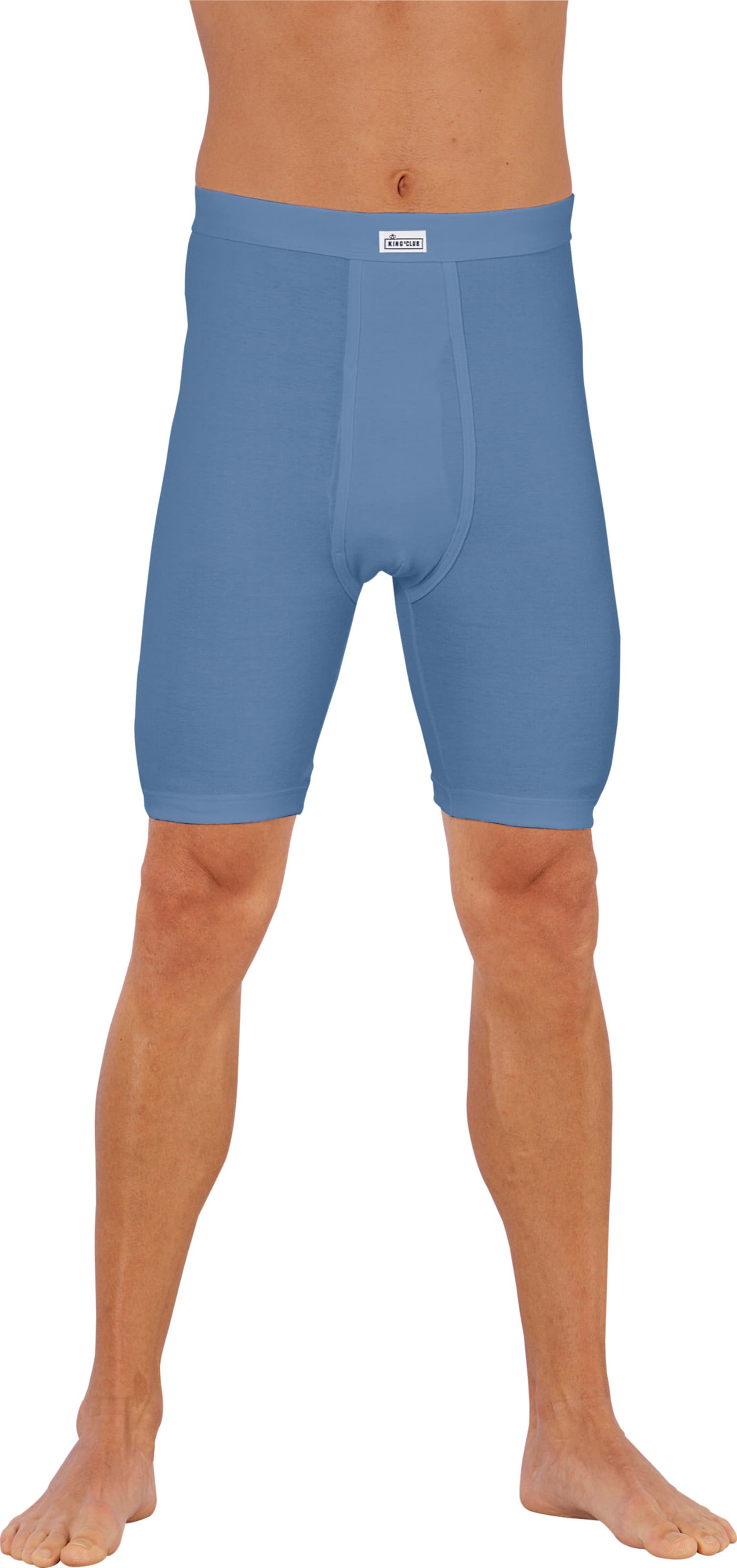 Sieh an! Herren Hose knielang blau von KINGsCLUB