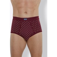 Witt Weiden Herren Slip bordeaux-bedruckt von KINGsCLUB