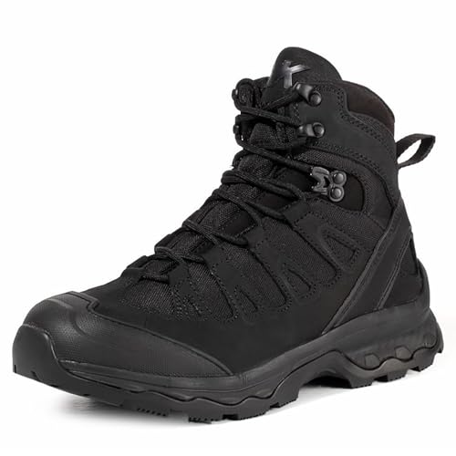 KINROCO Militär Stiefel Herren Kampfstiefel Herren Springerstiefel Einsatzstiefel Atmungsaktive Tactical Boots Stiefel(Size:41 EU,Color:Schwarz) von KINROCO